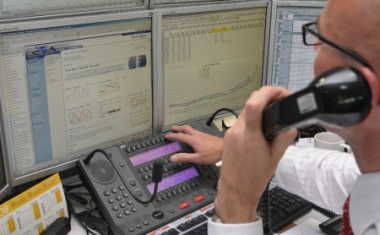 So sieht ein Arbeitsplatz unserer H&auml;ndler auf dem Aachener Trading Floor aus. - Trianel GmbH