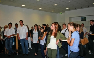 Unsere FerialpraktikantInnen beim Welcome Day - unserer Willkommens-Veranstaltung - Allianz Elementar Vers.AG