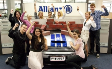 Einige FerialpraktikantInnen von Vienna Business Schools - Allianz Elementar Vers.AG