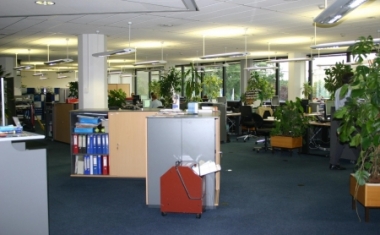 Gro&szlig;raumb&uuml;ro gr&uuml;n und kommunikativ - Allianz Elementar Vers.AG