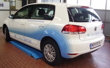 Im Herbst 2010 haben wir uns auch f&uuml;r eine neue, noch dynamischere Autobeschriftung entschieden! - ClearSense GmbH
