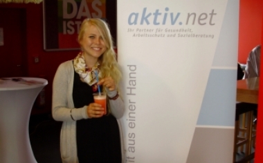 Das Gesundheitsmanagement aktiv.net sorgte f&uuml;r Erfrischungen&hellip;  - Otto Group