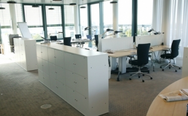 "Open Space&ldquo; nennt man bei uns die offenen B&uuml;ros. Hier ein Beispiel aus Kronberg - Accenture Deutschland