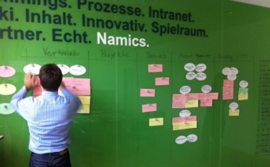 Workshop-Vorbereitung f&uuml;r den Kunden - Namics AG