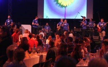Unsere Band T-Rock bei der Abendveranstaltung zum MMS-Tag im Belantis - T-systems Multimedia Solutions GmbH