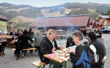 Mitarbeiterworkshop 2011 auf Maria Alm - Abendessen - Zieltraffic AG