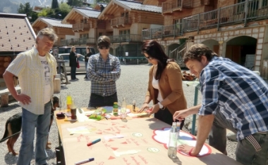 Mitarbeiterworkshop 2011 auf Maria Alm - Gruppenarbeit - Zieltraffic AG