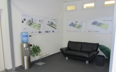 Besucher Wartebereich - HUBER+SUHNER GmbH