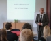Begr&uuml;&szlig;ung neuer Mitarbeiter am Welcome Day durch den Leiter des Zentralbereichs