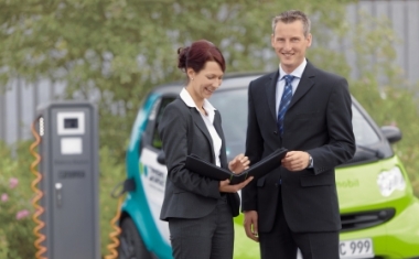 Mit dem Elektro Smart von Blomberg nach Bad Prymont  - PHOENIX CONTACT GmbH &amp; Co. KG