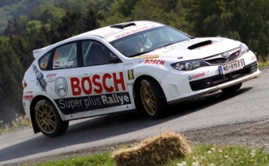 Bosch ist Sponsor des dritten Saisonlaufes der &Ouml;sterreichischen Rallye-Staatsmeisterschaften. Die Bosch Super plus Rallye findet in und um die steirischen Orte Pinggau und Friedberg statt. - Bosch &Ouml;sterreich