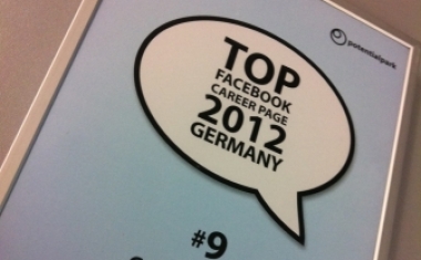 Commerzbank Career belegt Platz 9 bei den "TOP Facebook Career Pages 2012" in Deutschland (Potentialpark Online Talent Communication 2012) - Commerzbank AG