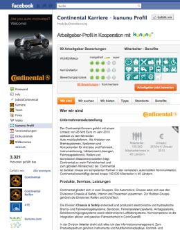 Continental AG - kununu Facebook-App