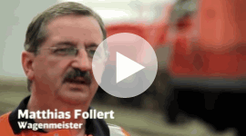 Matthias Follert, Wagenmeister bei der Deutschen Bahn