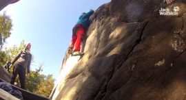 Bouldering in Fontainebleau | JACK WOLFSKIN employees